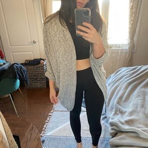 Long Salt + Pepper Cardi